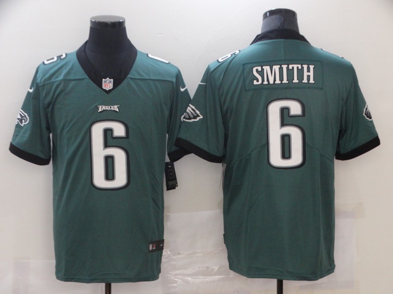 Men Philadelphia Eagles #6 Smith Green New Nike Vapor Untouchable Limited 2021 NFL Jersey->ncaa teams->NCAA Jersey